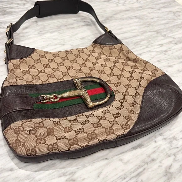 Gucci Hasler horse bit hobo shoulder bag In excellent condition. - Picture 2 of 11